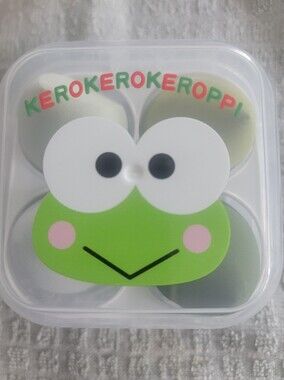 Keroppi Green Frog Silicone Face Sponge Set - Make-up Application Tool